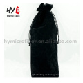 satin lined velvet drawstring black pouch